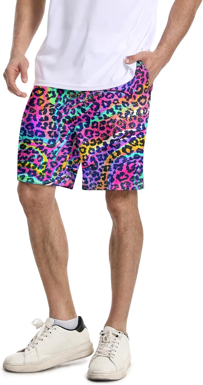 Men's Golf Dress Shorts with 5 Pockets Funny Hiking Pants for Men Stretch Quick Dry Work Flat Front Shorts Casual