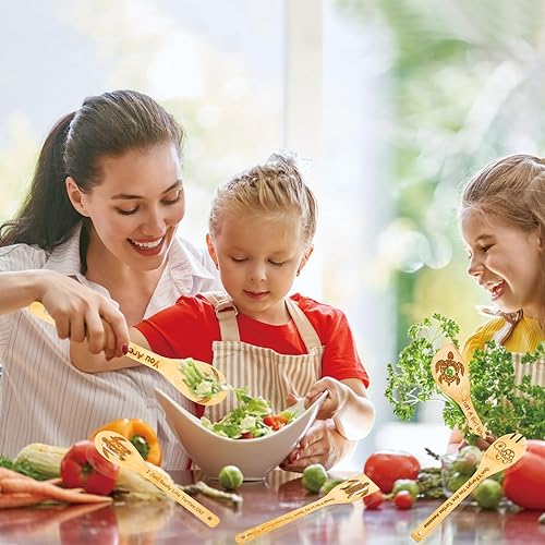 Miniatura 7 de 5 cucharas de cocina de madera de tortuga, regalos de tortugas marinas, decoración de tortuga, regalos para mujeres, decoración de cocina, regalos