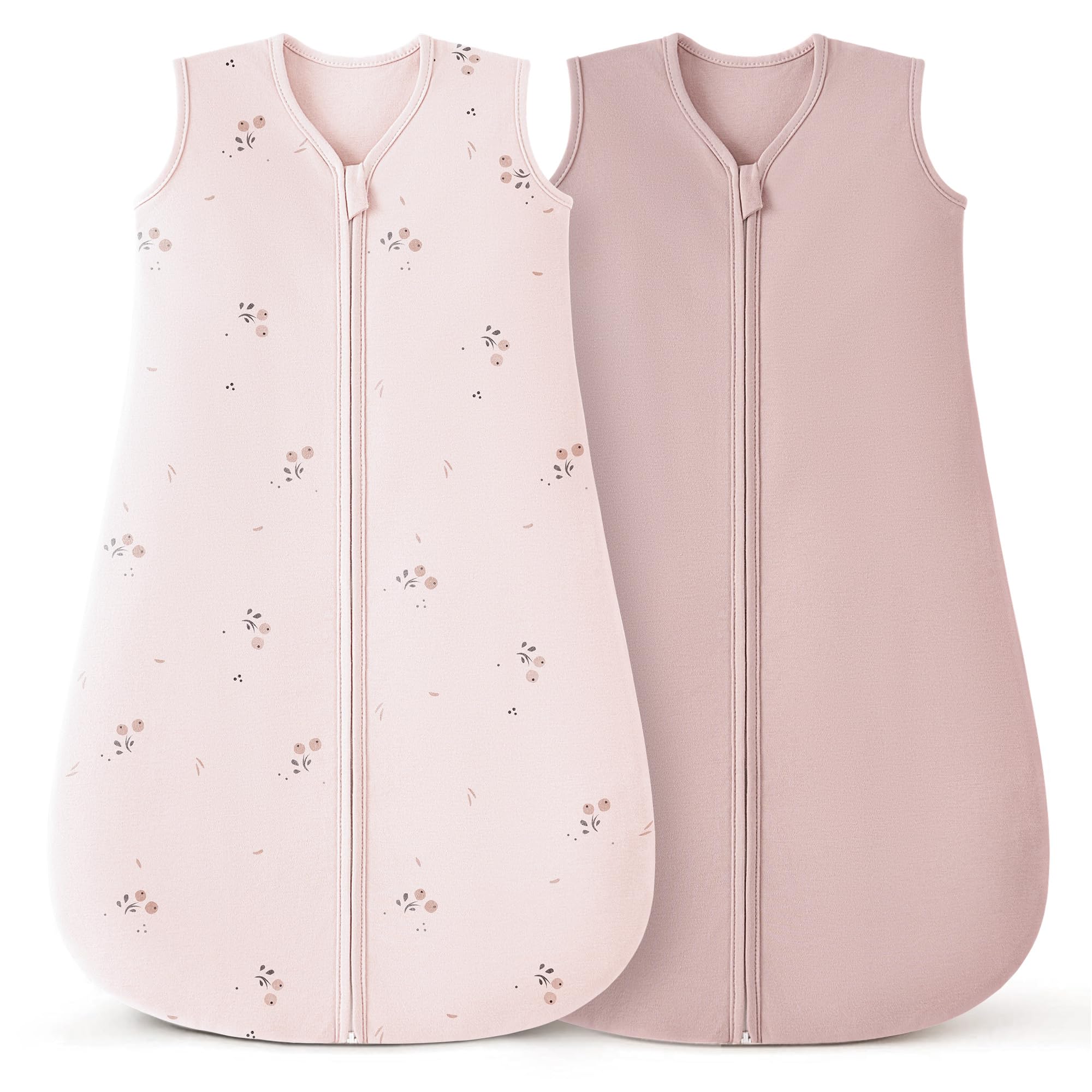 Baby Sleeping Bag 100% Cotton 0.5 Tog Baby Sleep Bag for Infants 0-8 month