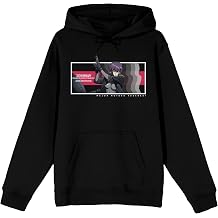 Bioworld Ghost In The Shell Motoko Kusanagi Striking Pose Adult Black Long Sleeve Hooded Sweatshirt