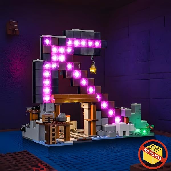 Led Licht Set Kompatibel mit Lego The Pickaxe Mine 21277 (Kein Modell), Dekorationsbeleuchtungsset Compatible with Lego The Pickaxe Mine Kreative Spielzeug - 5
