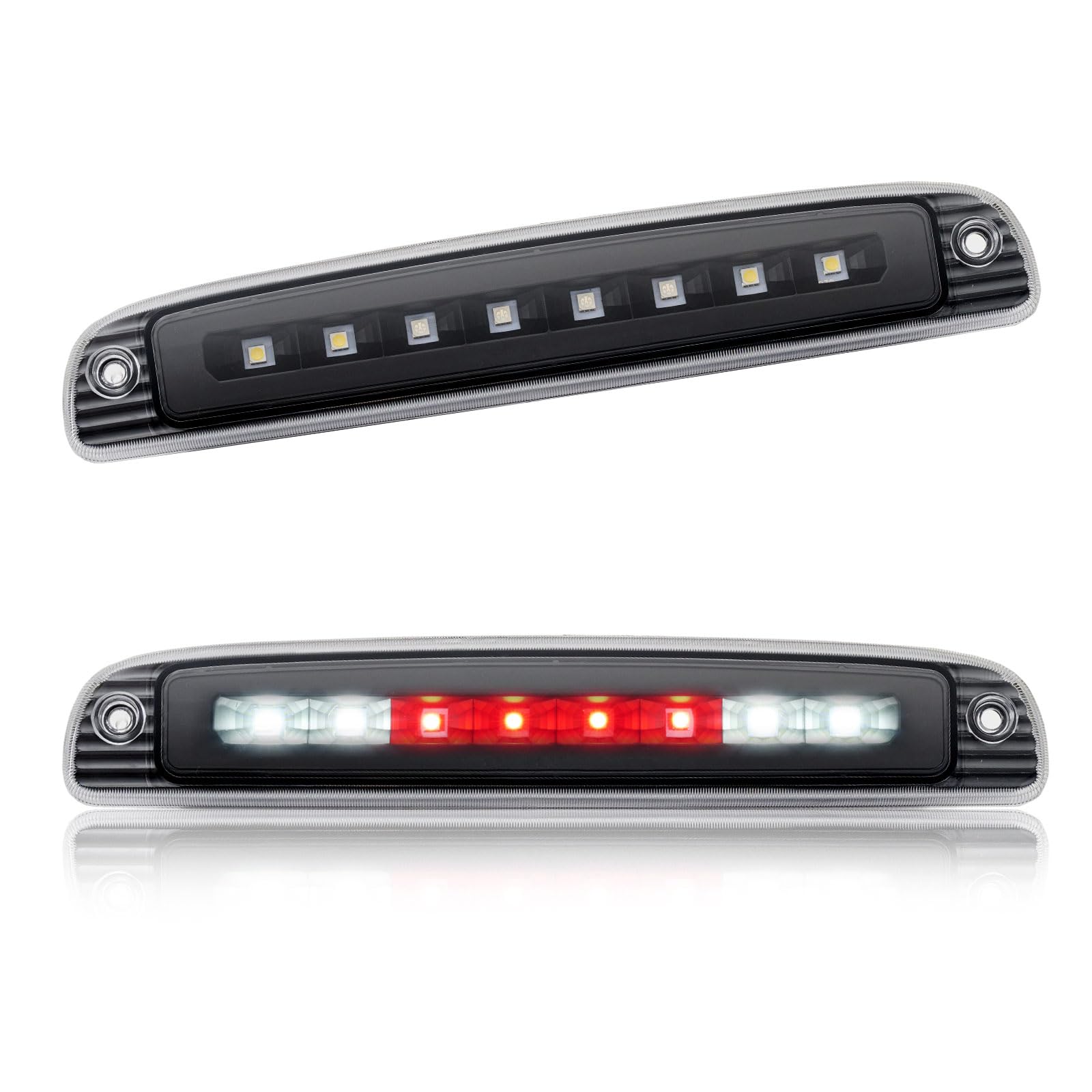 Third 3rd Brake Light LED Assembly for 1997-2010 Dodge Dakota (Black)