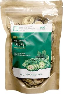 FREENONG 100% Organic Korean Bitter Melon Tea, Pure Herbal Tea, Caffeine-Free, No Additives, 65g