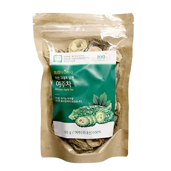 FREENONG 100% Organic Korean Bitter Melon Tea, Pure Herbal Tea, Caffeine-Free, No Additives, 65g
