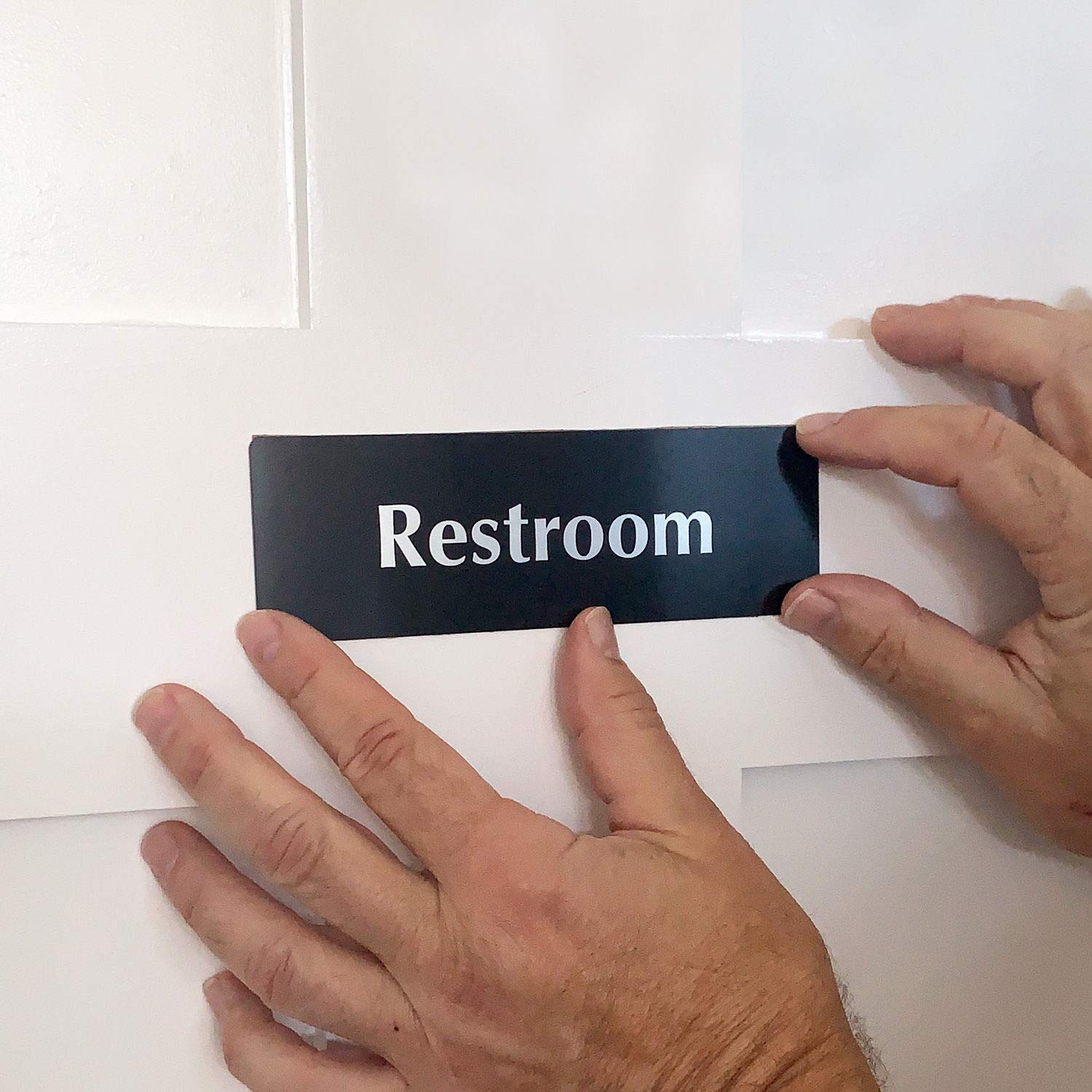 Robustes WC-Schild Aus Aluminium – Wetterfest & Langlebig, Ideal Für Türbeschriftung Innen & Außen