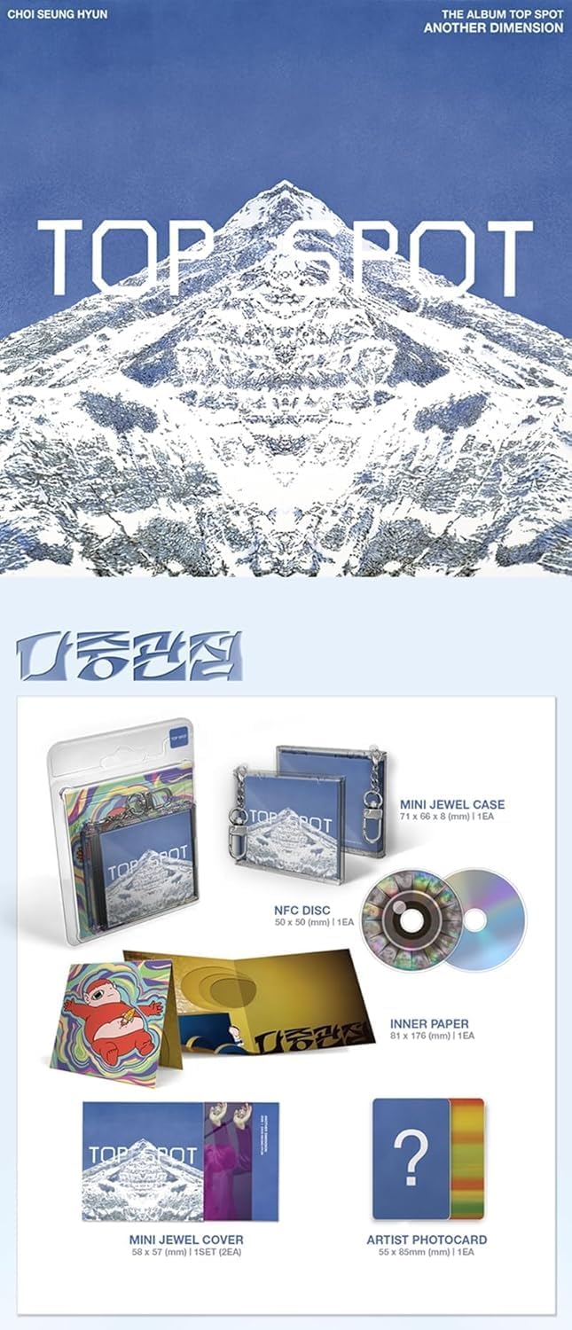 (NOT AUDIO CD) T.O.P Choi Seung Hyun - Top Spot - Another Dimension Nemo Album (Random ver.)