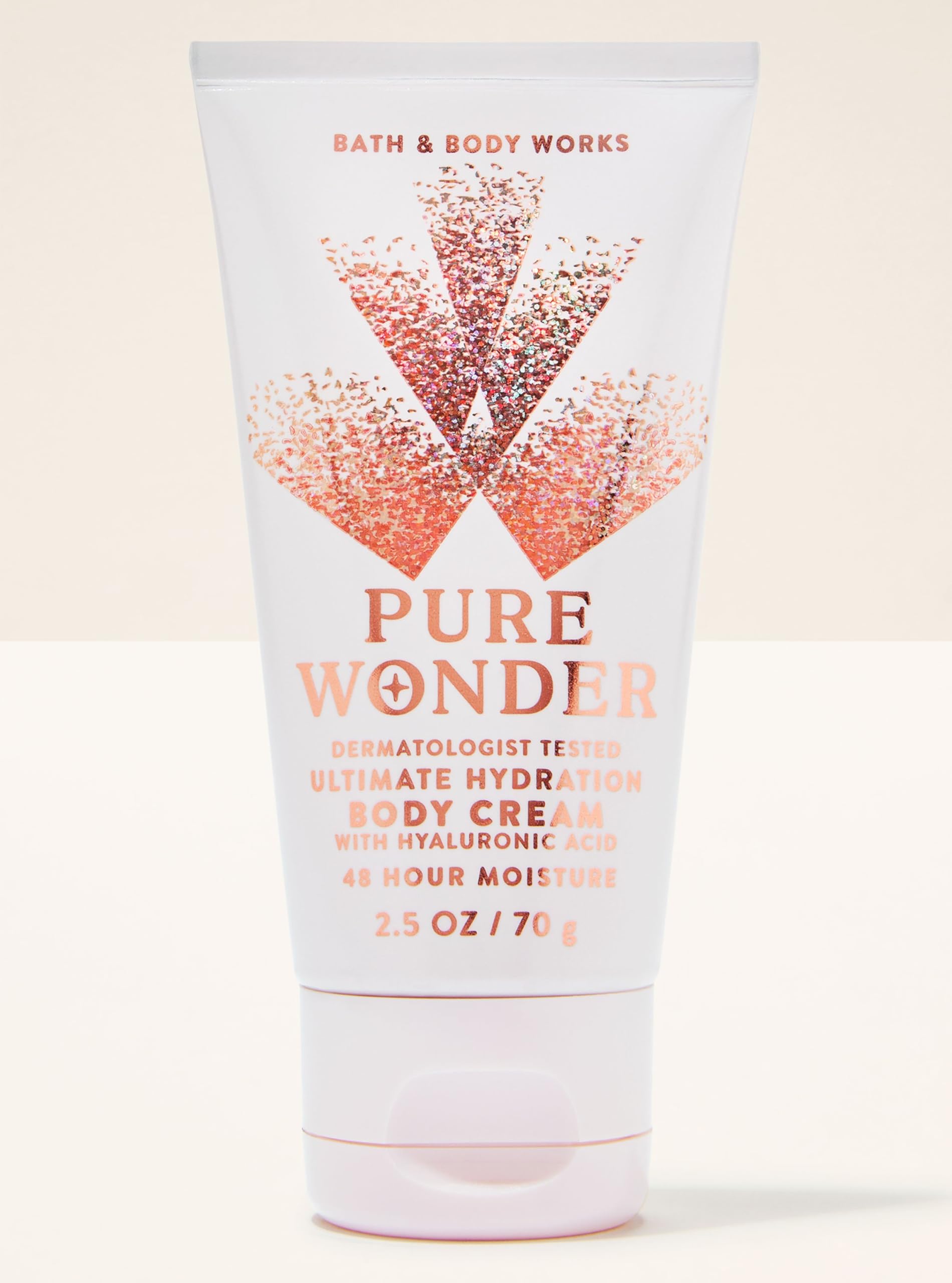 Bath & Body Works Pure Wonder Travel Size Ultimate Hydration Body Cream (Shea Butter + Hyaluronic Acid) | 48Hr Moisture | 70 g / 2.5 oz | Fragrance - Botanicals & Blooms | Gender - Unisex-image-4