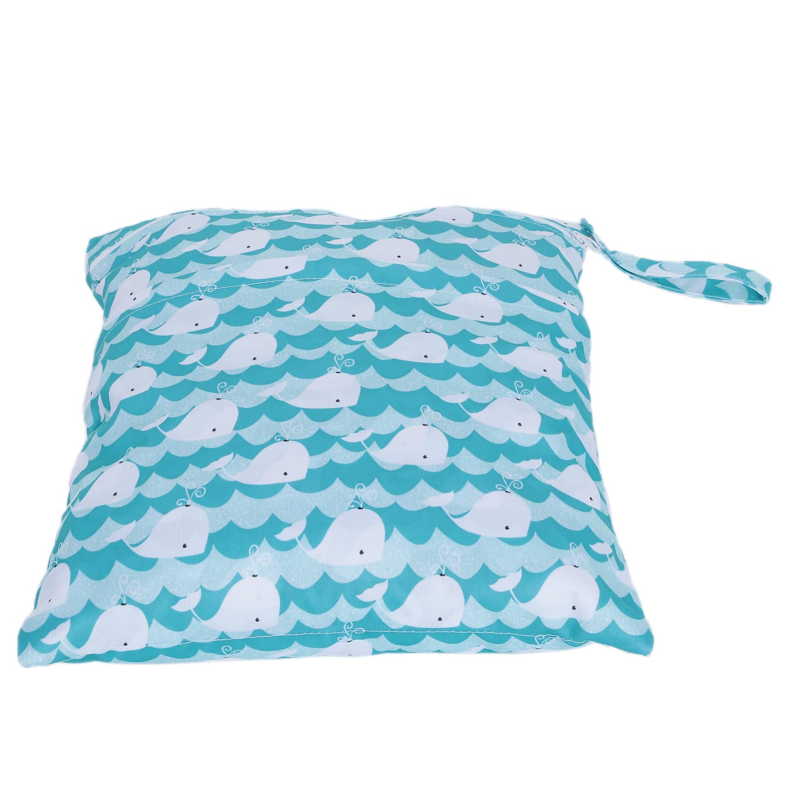 Storage Bag, Cute Pattern Baby Cloth Bag 35 X 30cm for Travel(Beluga)-image-30