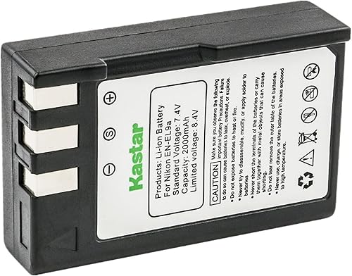 Kastar Batería de iones de litio de repuesto EN-EL9 de alta capacidad para batería Nikon EN-EL9 EN-EL9a EN-EL9e, cargador MH-23 y cámara SLR Nikon