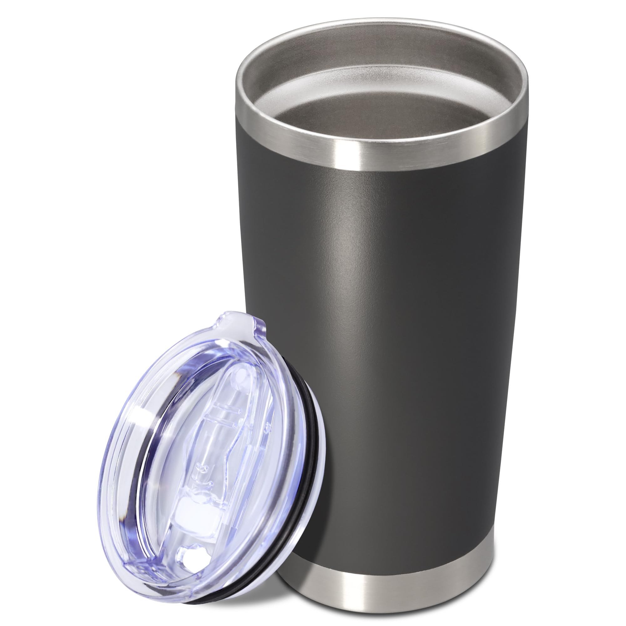 20oz Tumbler Insulated Tumblers Vacuum Coffee Mug with Lid Grey 1Pack