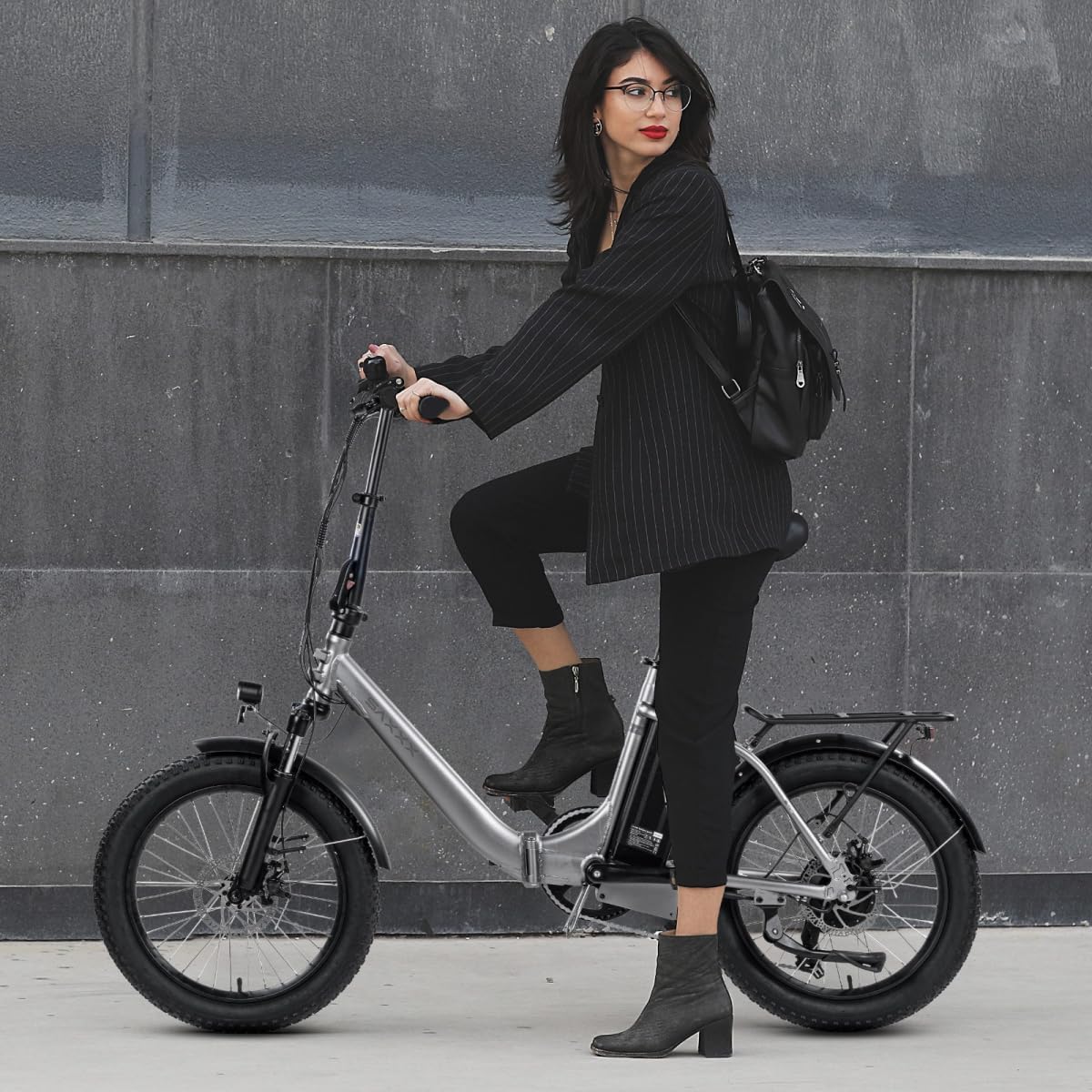 SAXXX E Bike Klapprad 20 Zoll mit 36V 13Ah Akku, E Fahrrad Herren mit 7 Gang Kettenschaltung, Elektro Klapprad mit Scheibenbremsen 120KM Lange Range, Elektrofahrrad Pedelec 25 km/h für Herren Damen