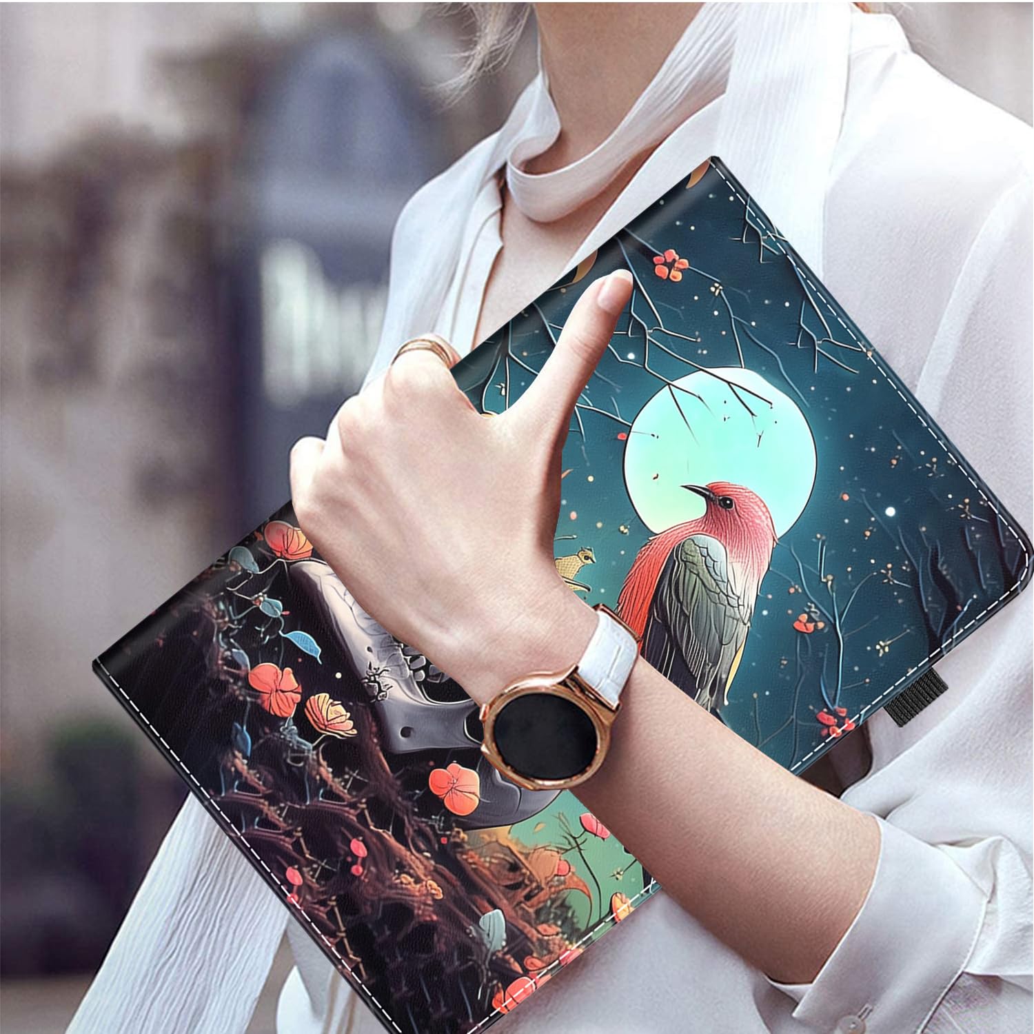 Fire Max 11 Tablet Case With Bible Verse Design - Multi-Angle Stand Cover With Auto Wake/Sleep (2023 Model)