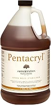 Pentacryl Green Wood Stabilizer 1 Gallon by Preservation Solutions, Prevents Cracking & Shrinking, Ideal for Woodworkers