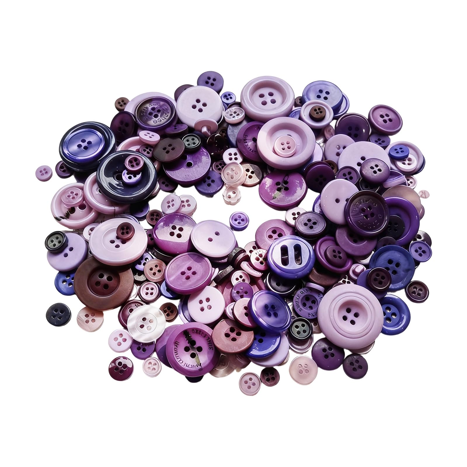 Zeiwohndc Resin Buttons for Sewing and, Mixed Size Button Pack for Scrapbook Pages, Cards, and Classroom Art Projects Assorted Colorful Plastomer Craft Buttons