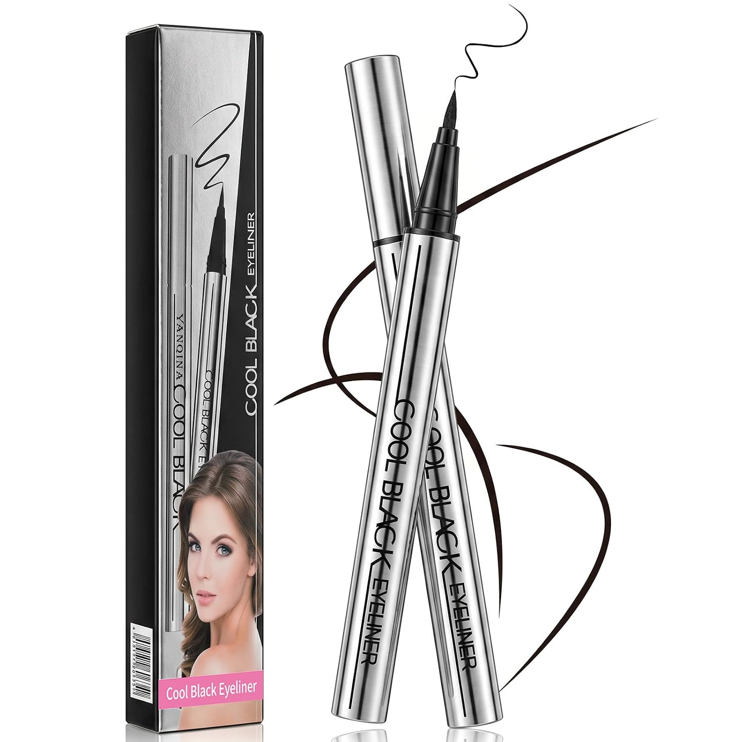Long-Lasting Liquid Eyeliner | Waterproof 24-Hour Wear