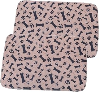 CIYODO Almohadillas Absorbentes Lavables para Orinar De Mascotas para Gatos Y Perros para Entrenamiento De Baño Color Marrón 40 X 60 Cm