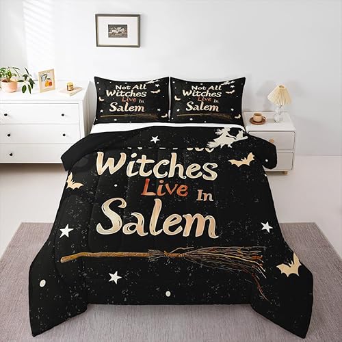 Miniatura 9 de Juego de edredón de calabaza otoñal, tamaño Queen, diseño de arco iris, caricaturas, hojas de arce, juego de edredón para niños y niñas, juego de