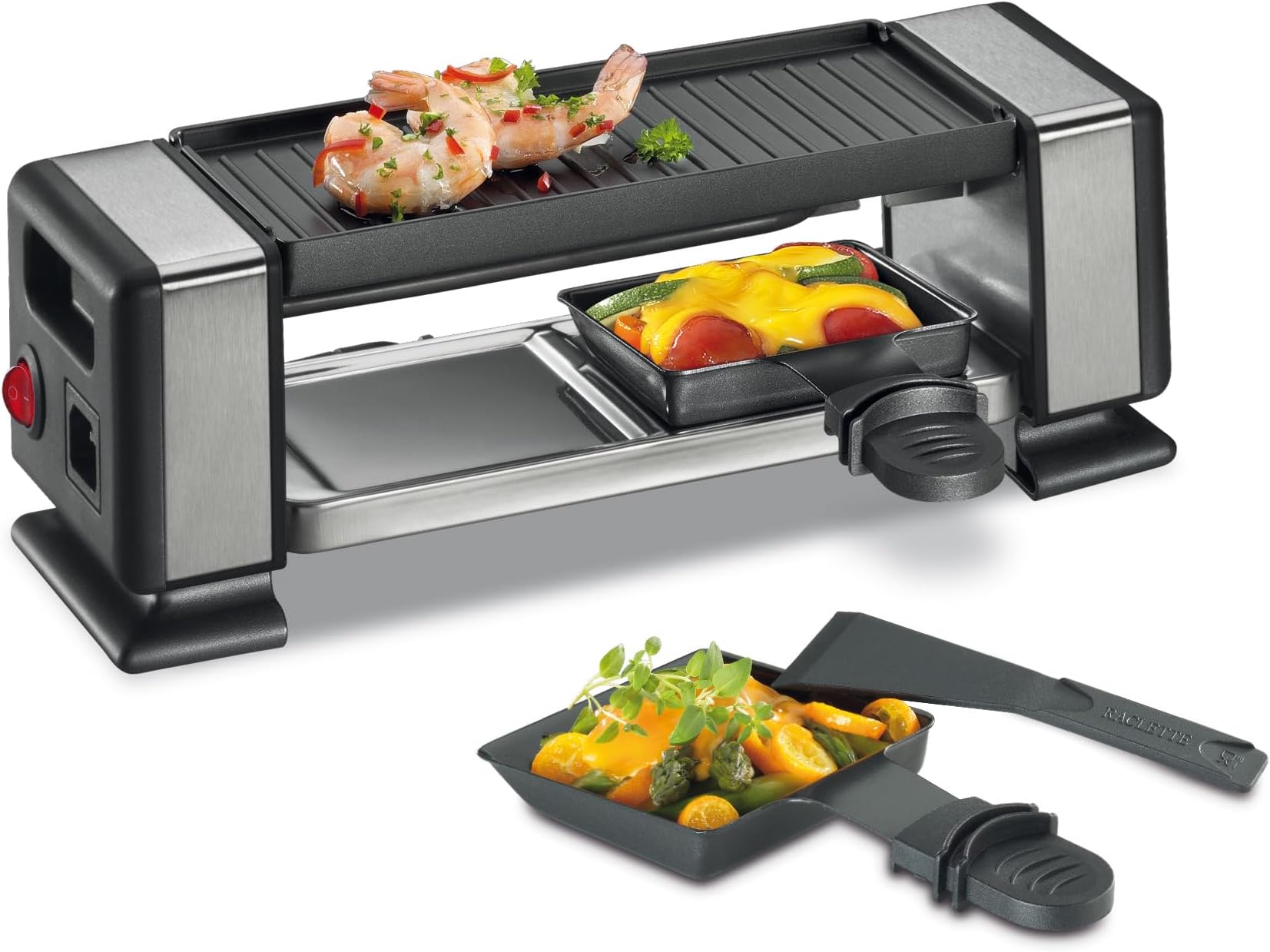 Wmf Lono Raclette Für 4 Preisvergleich Amazon.de: WMF Lono Raclette Grill mit Pfännchen und Schiebern