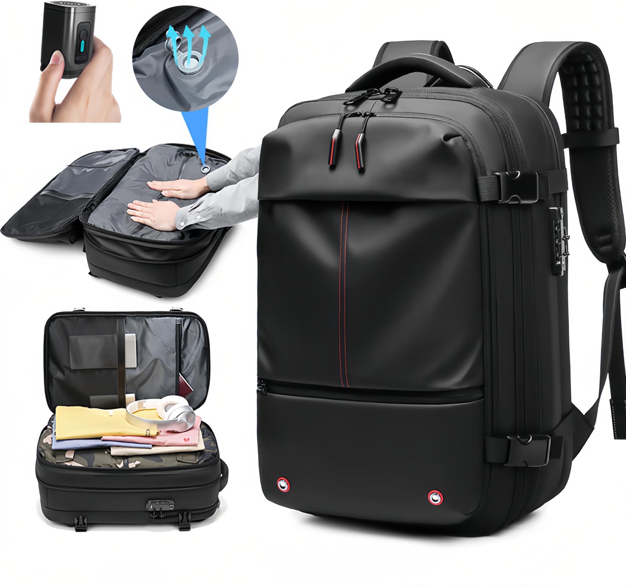 Bewinner Airback Sac A Dos Sous Vide - Vacpack Extensible Résistant à L