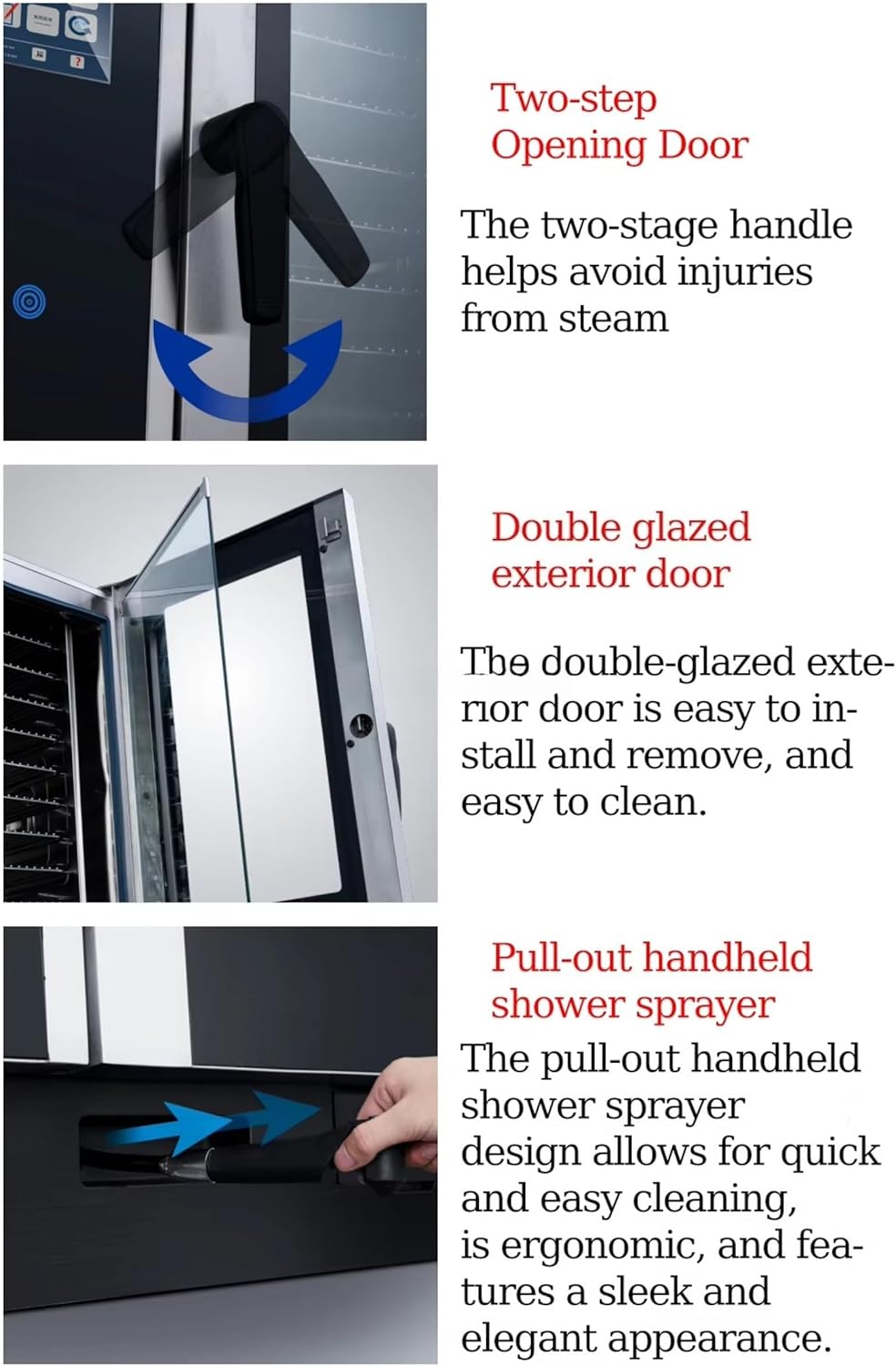 Rotary Convection Oven, Advanced Digital Timer with Multi-Tray Design, Even Heat Distribution for Pizza, Bread, Pastries, and Bakery Shop Use