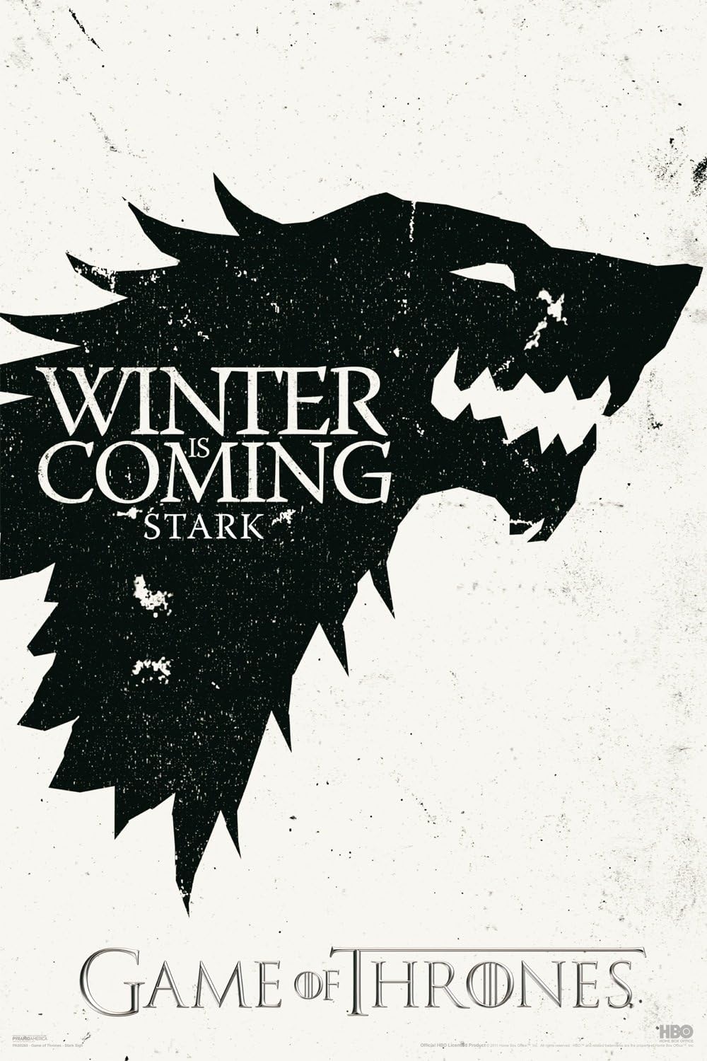 NMR PAS0285 Game of Thrones Stark Decorative Poster