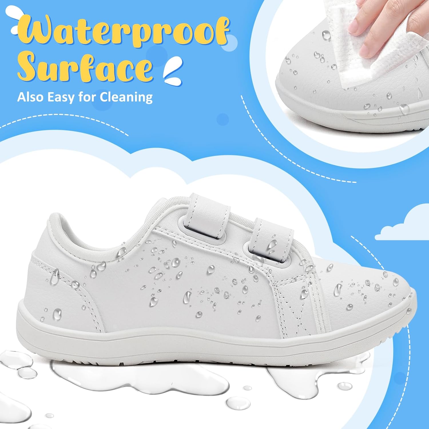 Kids Wide Barefoot Shoes Boys Girls Minimalist | Zero Drop | Lightweight Fashion Sneakers - Image 5