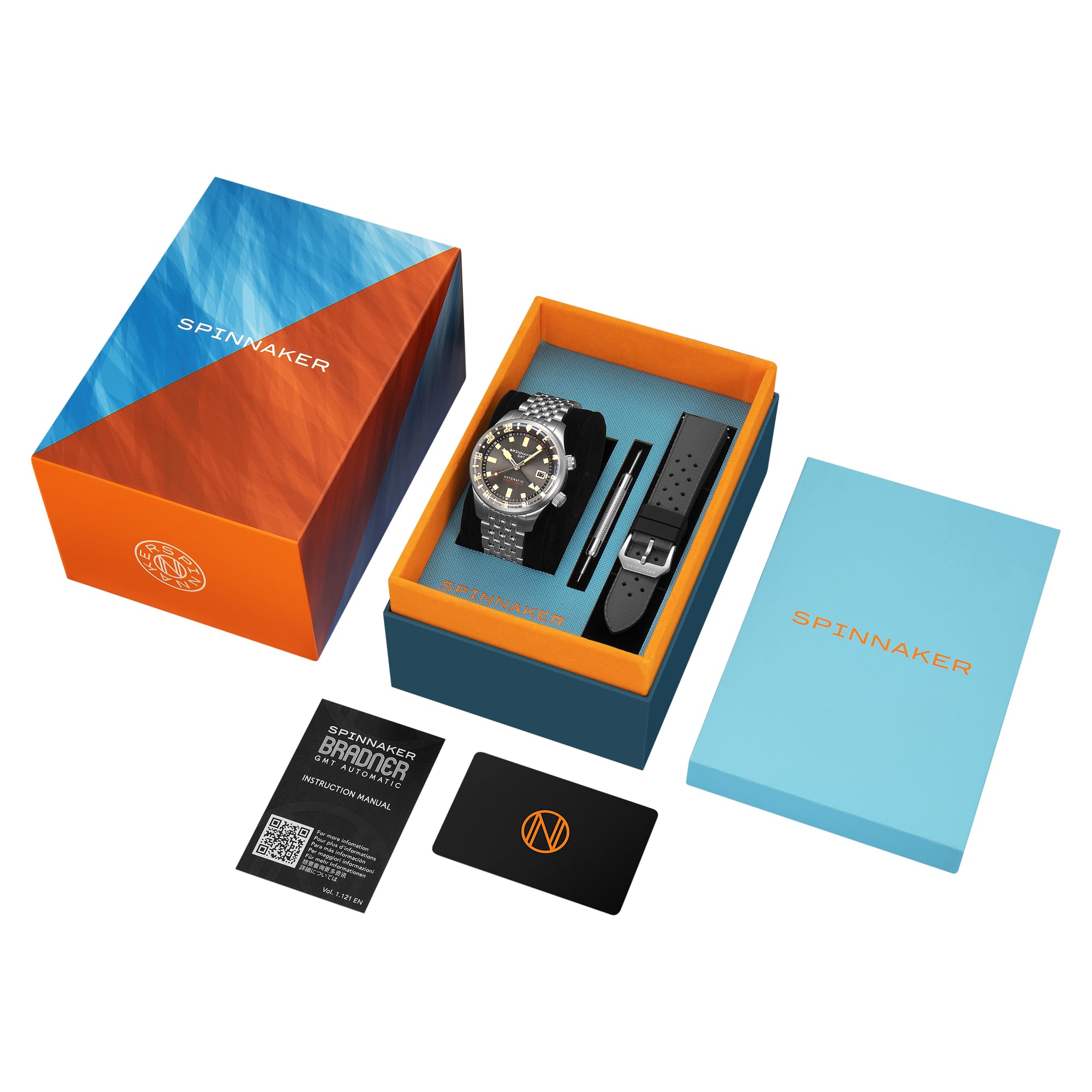 Spinnaker Bradner GMT Automatik, 42 mm