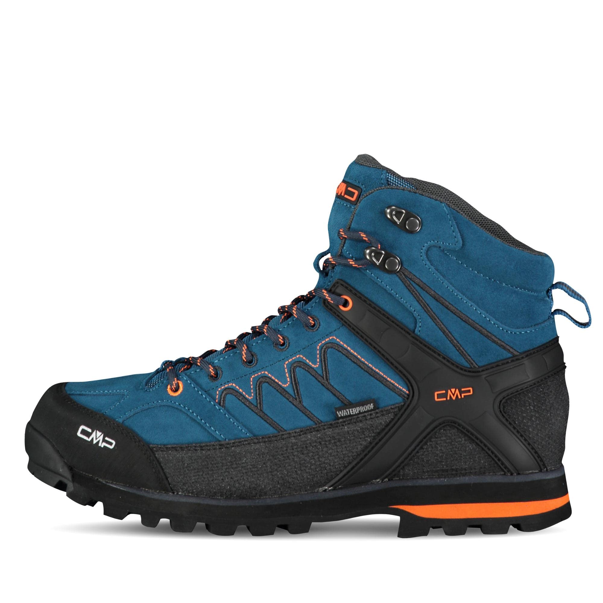 CMP Moon Mid Chaussures de randonnée, Marche Homme, Deep Lake Antracite, 42 EU