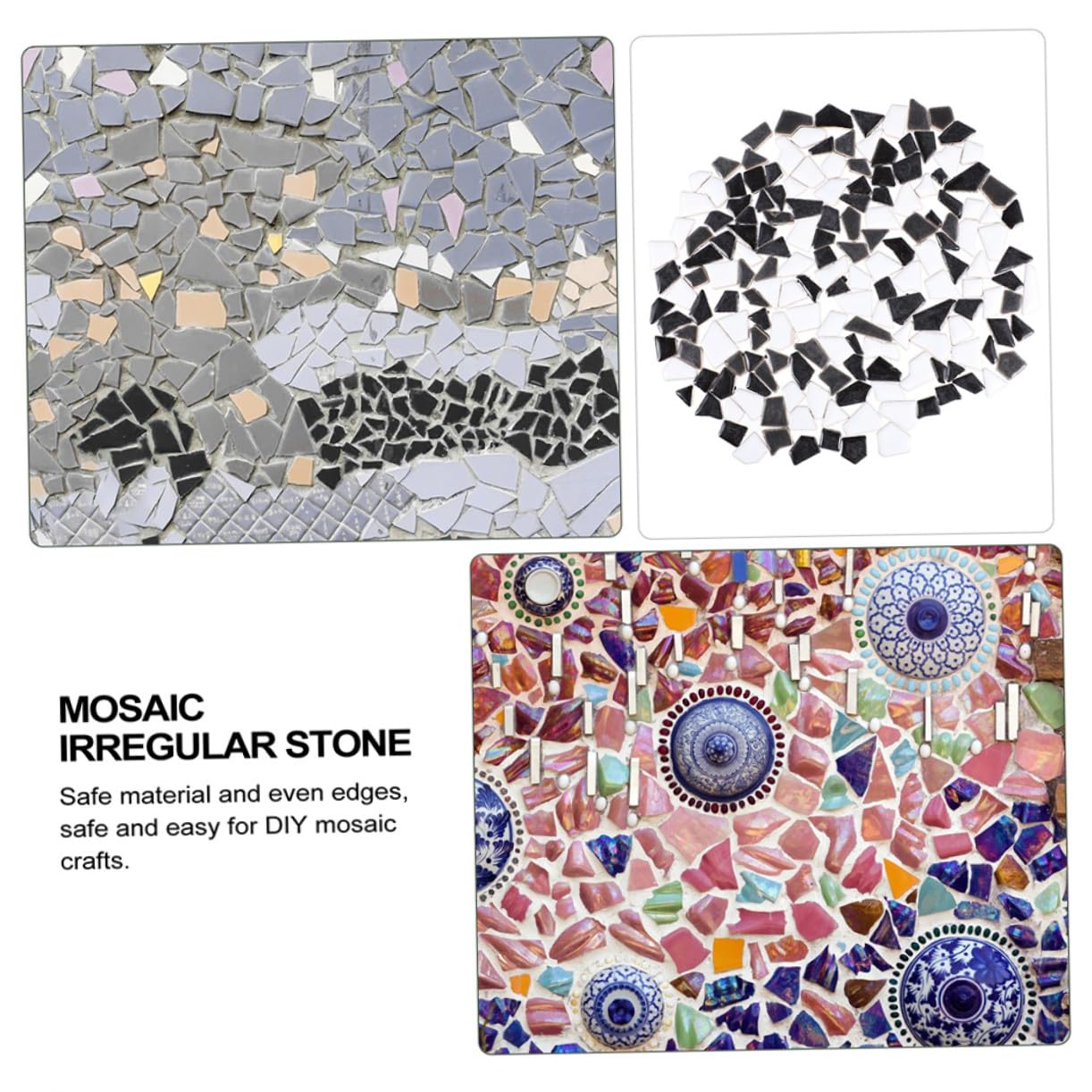 Teselas para Mosaicos de Cerámica Irregulares, 1 Bolsa
