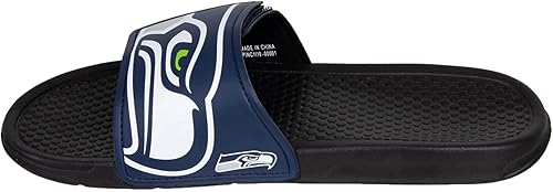 Miniatura 144 de FOCO mens NFL Team Cropped Big Logo Shower Sport Slide Flip Flop Sandals