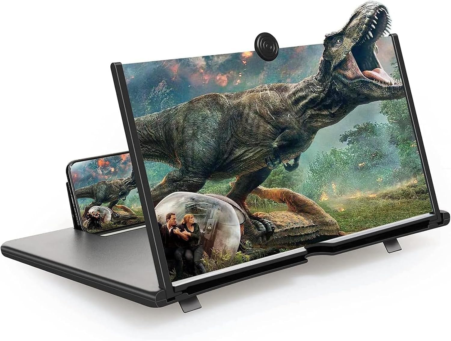 Handy Lupe 18 Zoll, Bildschirmlupe Handy, für 3D Bildschirm Vergrößerungsglas für das Ansehen von Filmvideos, für alle Smartphones