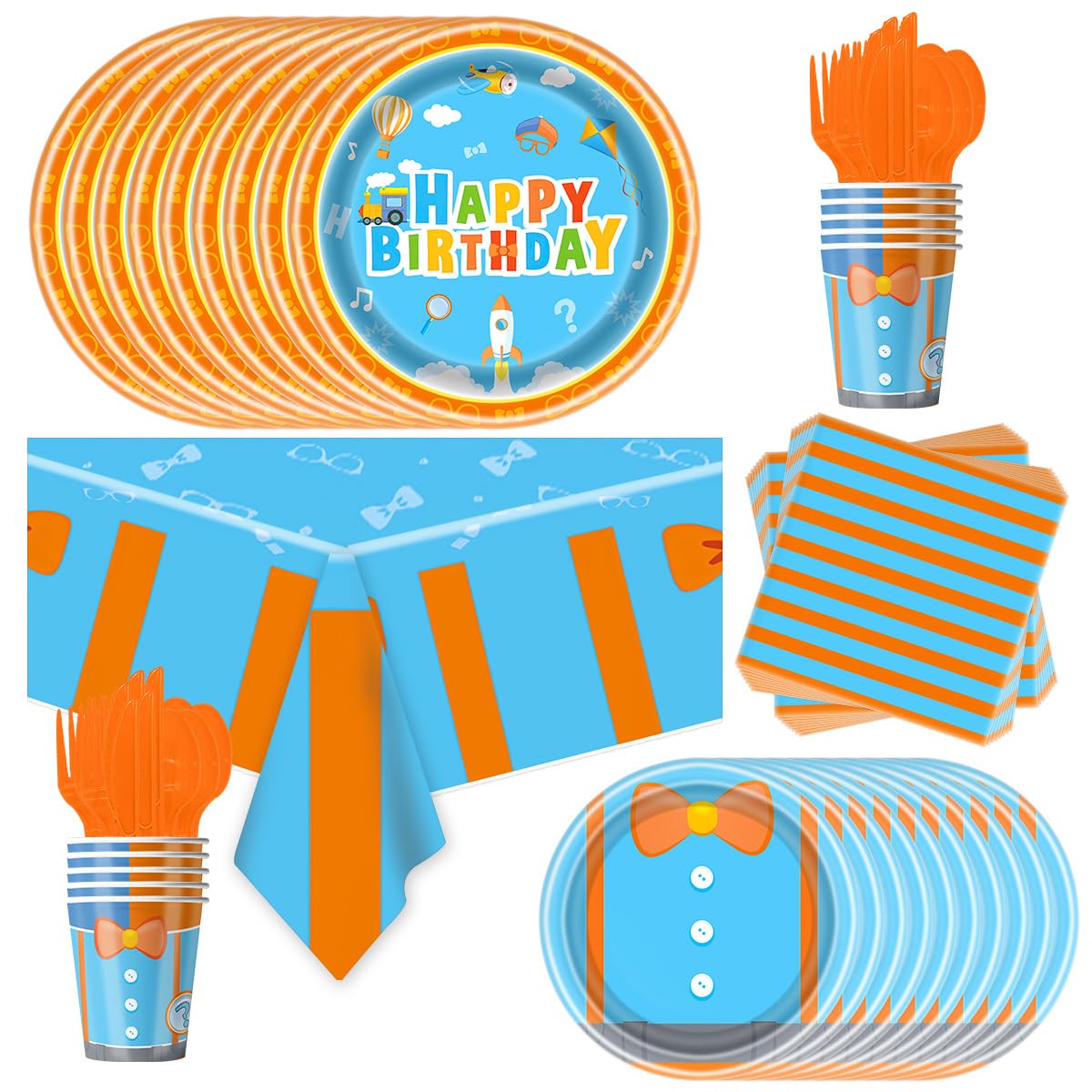 81Pcs English Teacher Party Tableware Set English Teacher Party Decoration English Teacher Birthday Party Supplies