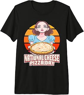 National Cheese Pizza Day September 5th Funny Foodie Premium Tri-blend T-Shirt