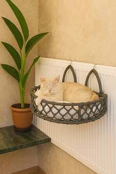 Cat Dog Heating Bed Decorative Hammock (ANTHRACITE)