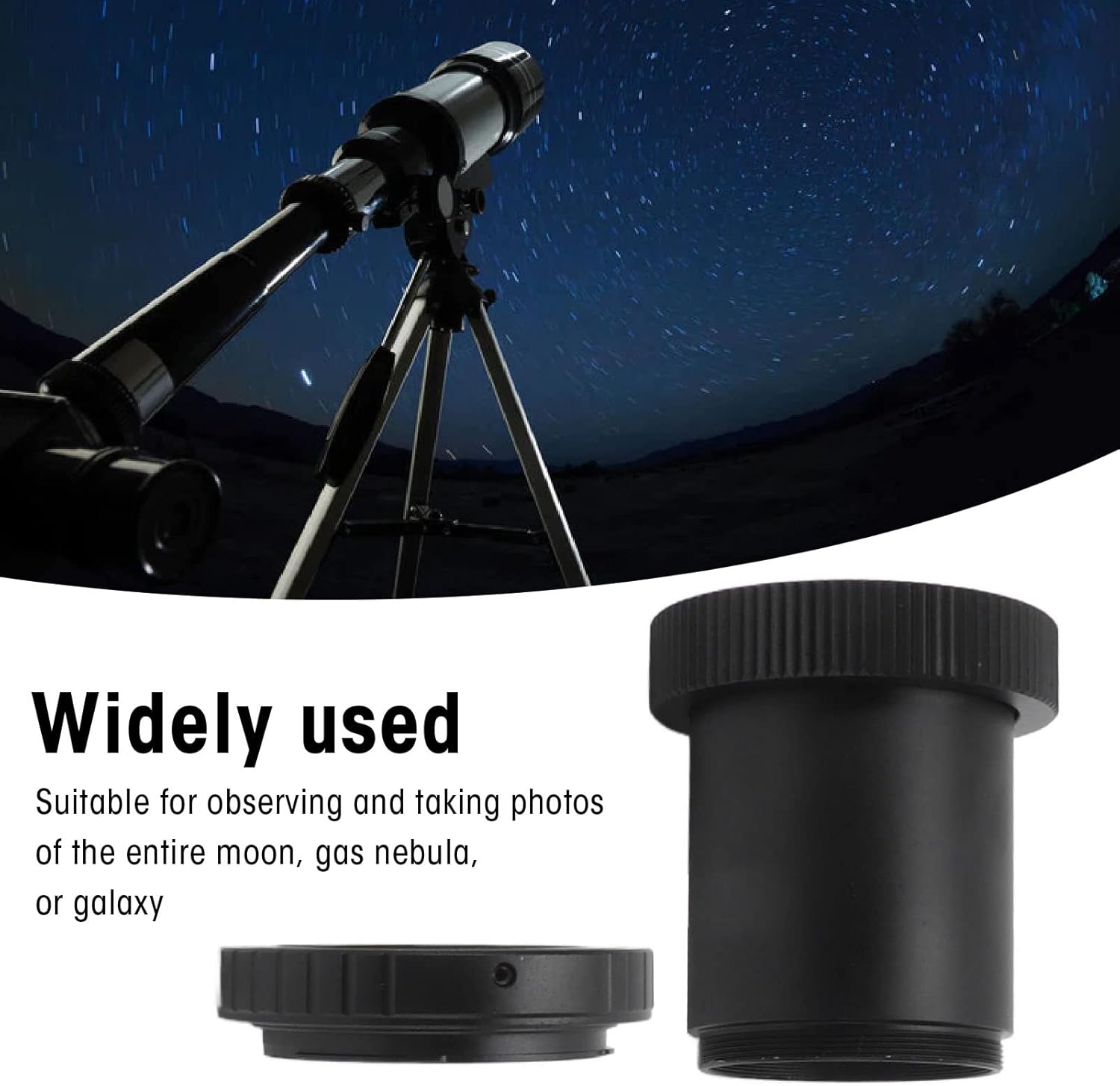 T Ring for DSLR A Mount Camera, T2 Adapter for Celestron, Telescope Camera Adapter, for 5SE 6SE 8SE, C5, C8, C9.25, C11, C14, M42x0.75mm Thread