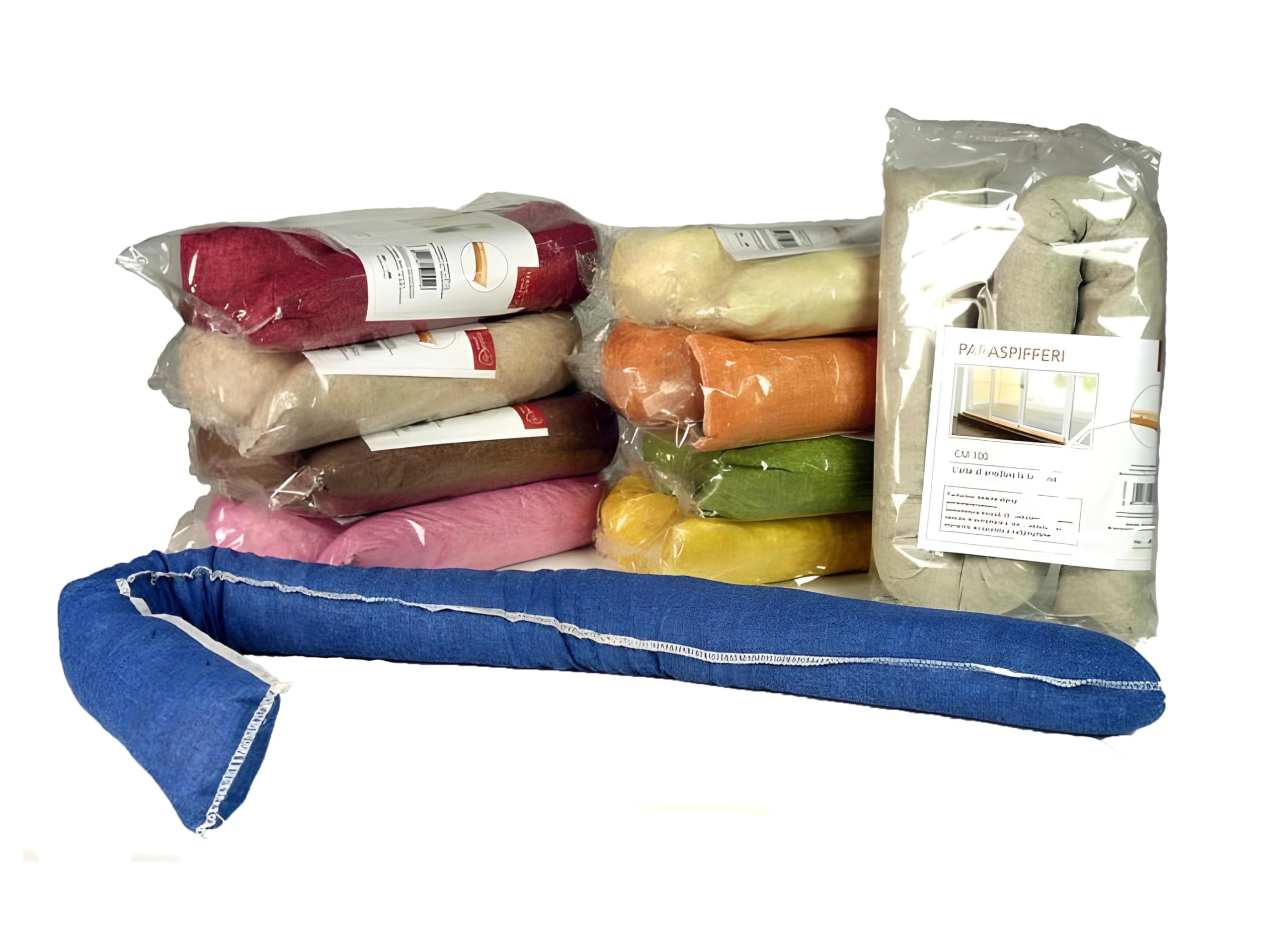 Paraspifferi Imbottito 100cm Made In Italy - Blocca Spifferi Porte E Finestre Con Stile - Foto 10