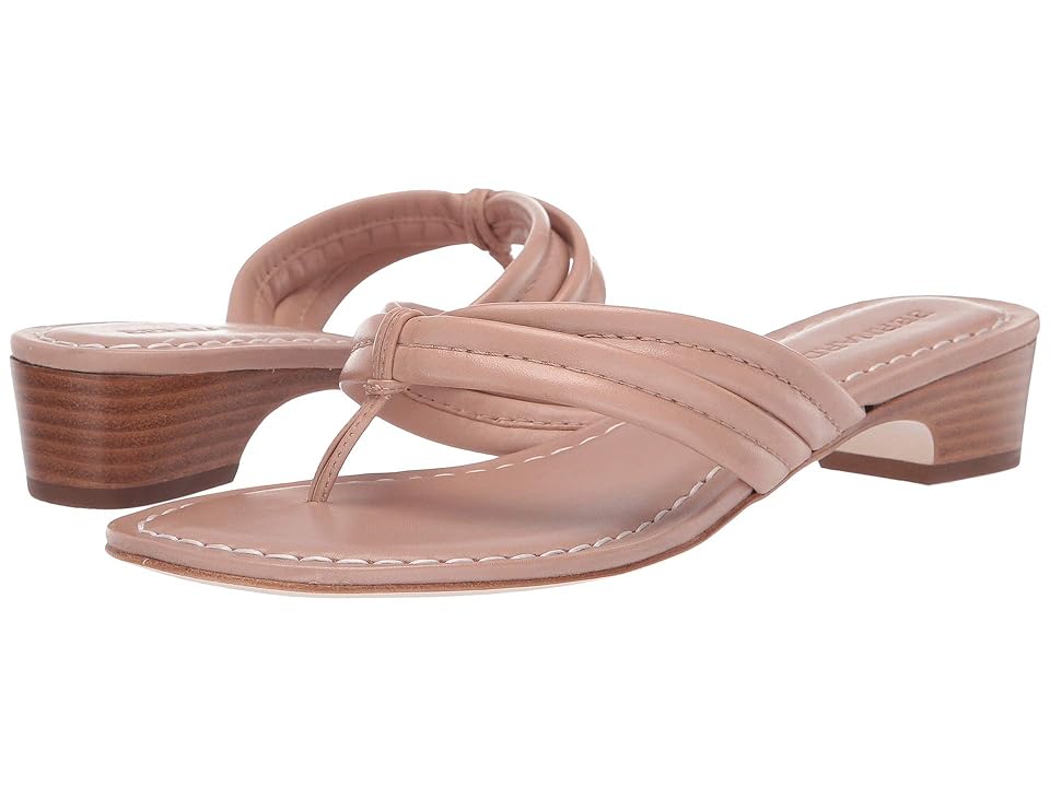 

Bernardo Miami Demi Heel Sandals (Blush Antique Calf) Women's Wedge Shoes, Beige