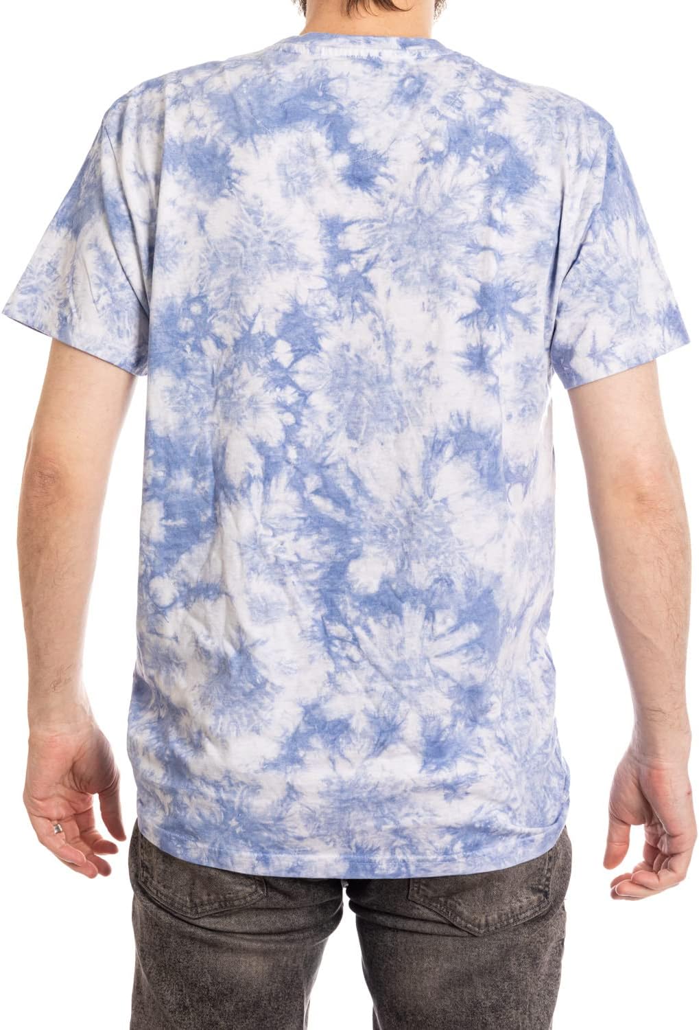 Calhoun NHL Surf & Skate Mens Team Logo Cloud Tie Dye Short Sleeve T-Shirt - Image 2