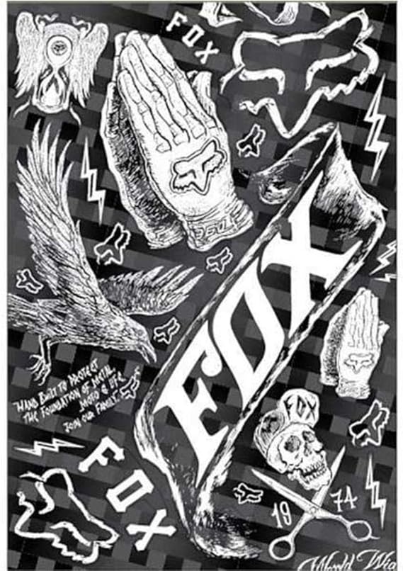 Amazon Fox Racing ブラックシートステッカーパックオフロードバイクグラフィックキットアクセサリー One Size ブラック 000 Ns バイク用ステッカー デカール 車 バイク