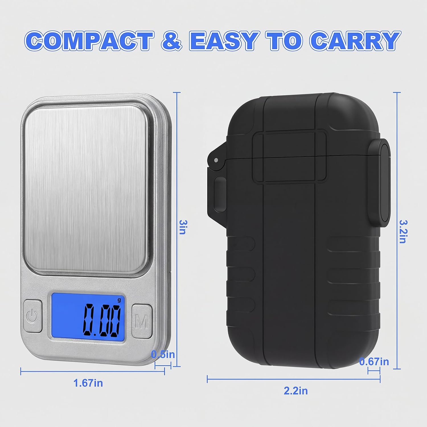 0.01g Accuracy Mini Digital Pocket Gram Scale, Diyife 200g Milligram Scale