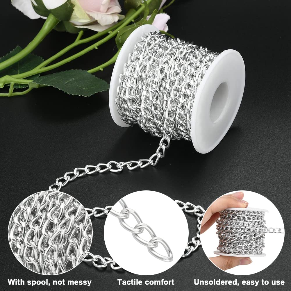 Chaîne à Maillons En Aluminium Argenté De 5 M - Chaîne