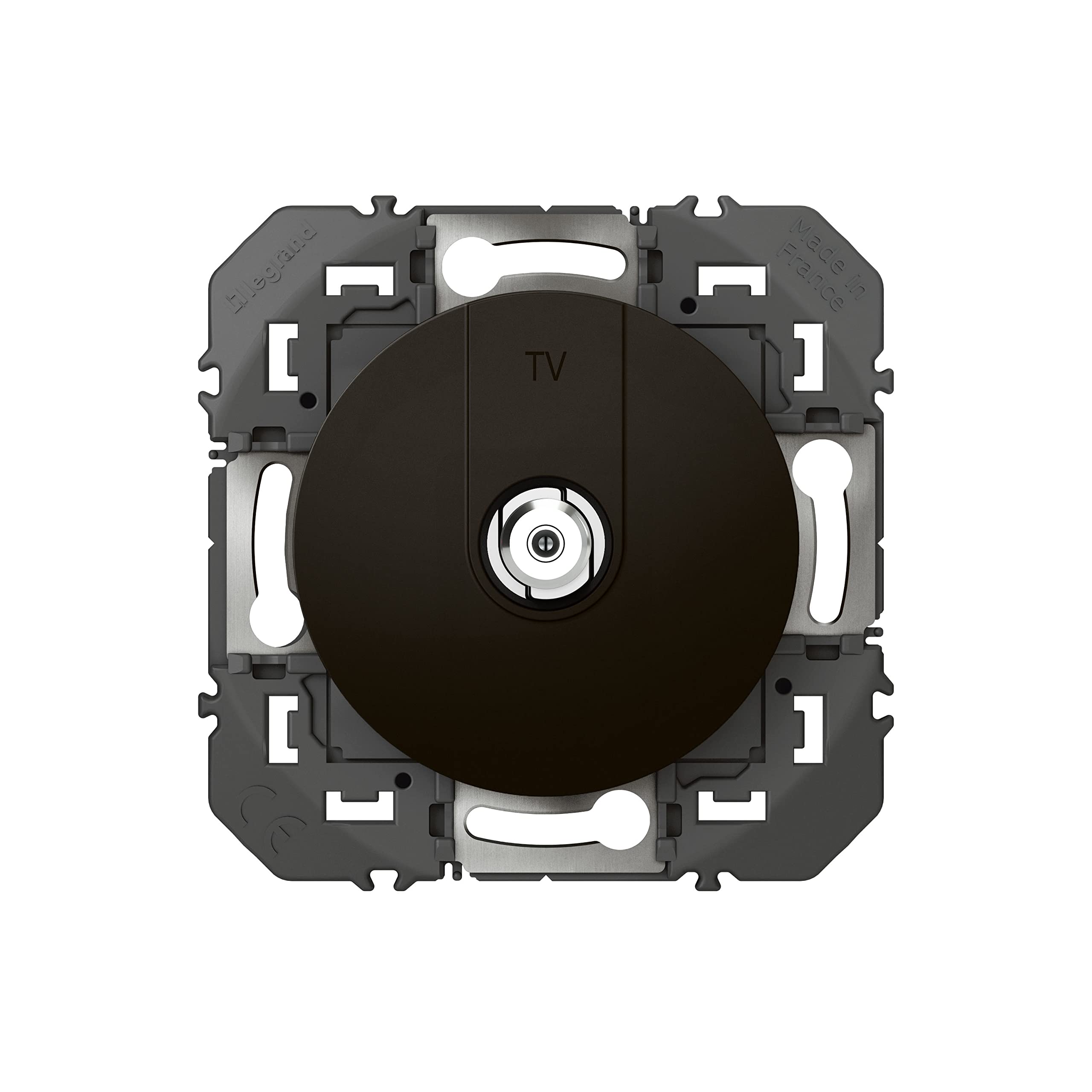 Legrand Compo LEG95283 TV Socket Dooxie Type F Screw-On Black Finish - Image 3