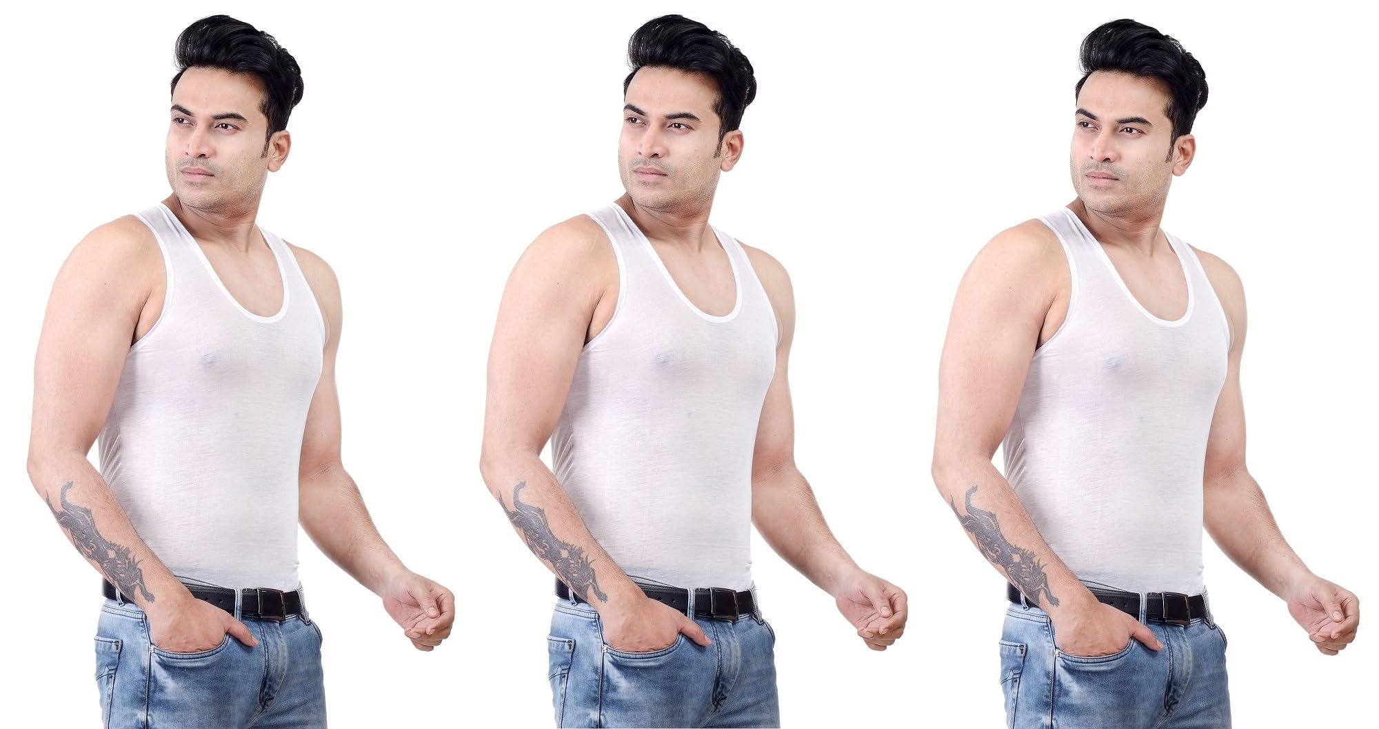 madan Royal Touche Men's Cotton Sleeveless Vest-picture-38