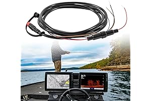 Sunluway Power/Data Cable Compatible for Garmin EchoMap & Striker Series Fishfinder