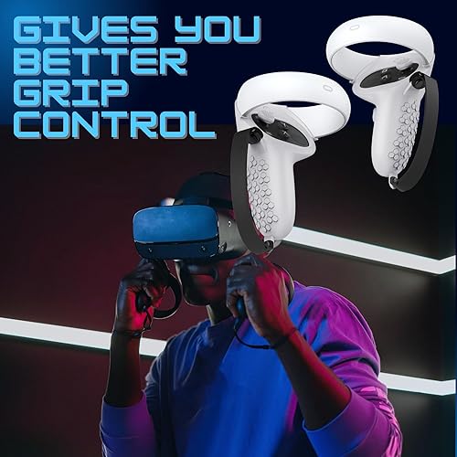 Miniatura 2 de AMZDM Controller Grip for Oculus Meta Quest 2 Accessories Grips Cover for VR Touch Controllers Covers Protector with Non-Slip Joystick Covers 1Pair