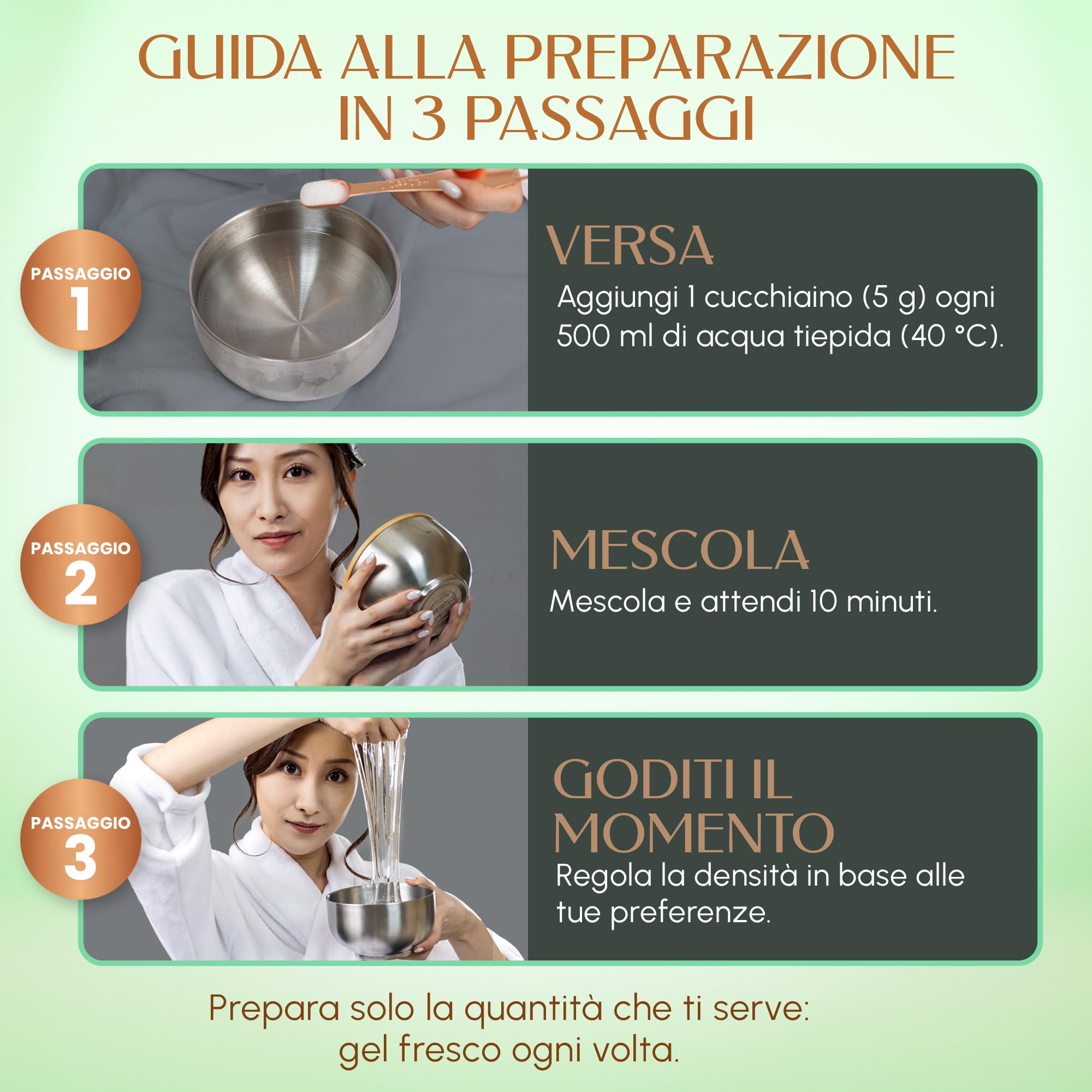 Polvere Gel da Massaggio Nuru Edizione Sumire 500g, Alga Nori e Aloe Vera, Uso Professionale, Stile Giapponese, Vegano, Senza Profumo, Base Acqua, Resa fino a 50 Litri