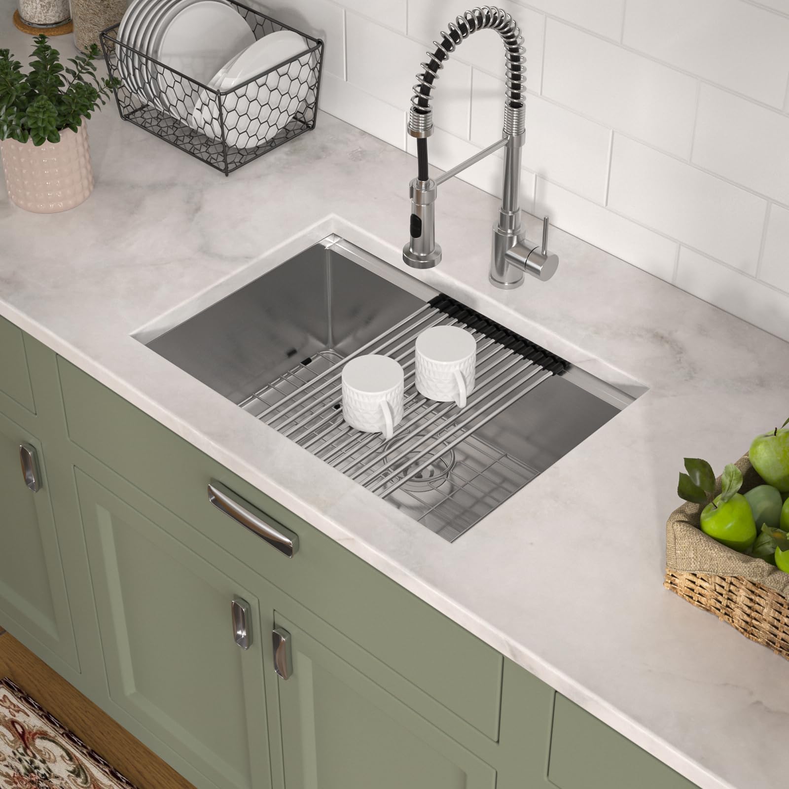 Rectangular Undercounter Sink Snapklik.com : Talllor 27 Inch Undermount Kitchen Sink 27