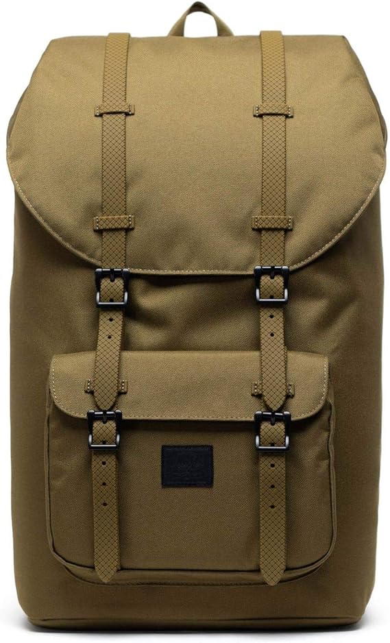 Herschel Little America Laptop Backpack, Khaki Green, Classic 25.0L