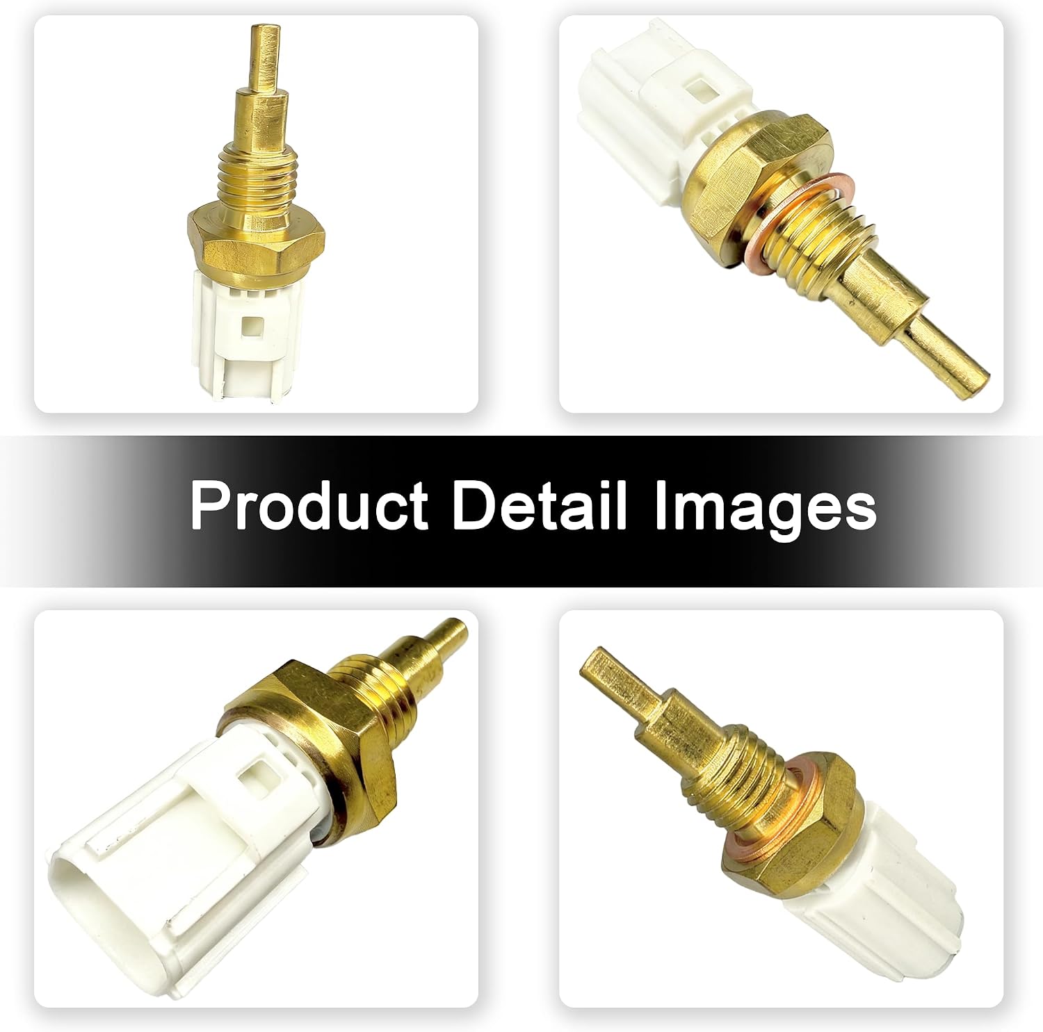 89422-33030 Coolant Temperature Sensor with Connector Harness Compatible with Select Toyota 4Runner RAV4 Sequoia Sienna Tacoma Avalon Camry Corolla Highlander Pontiac& Lexus Scion #89422-06010