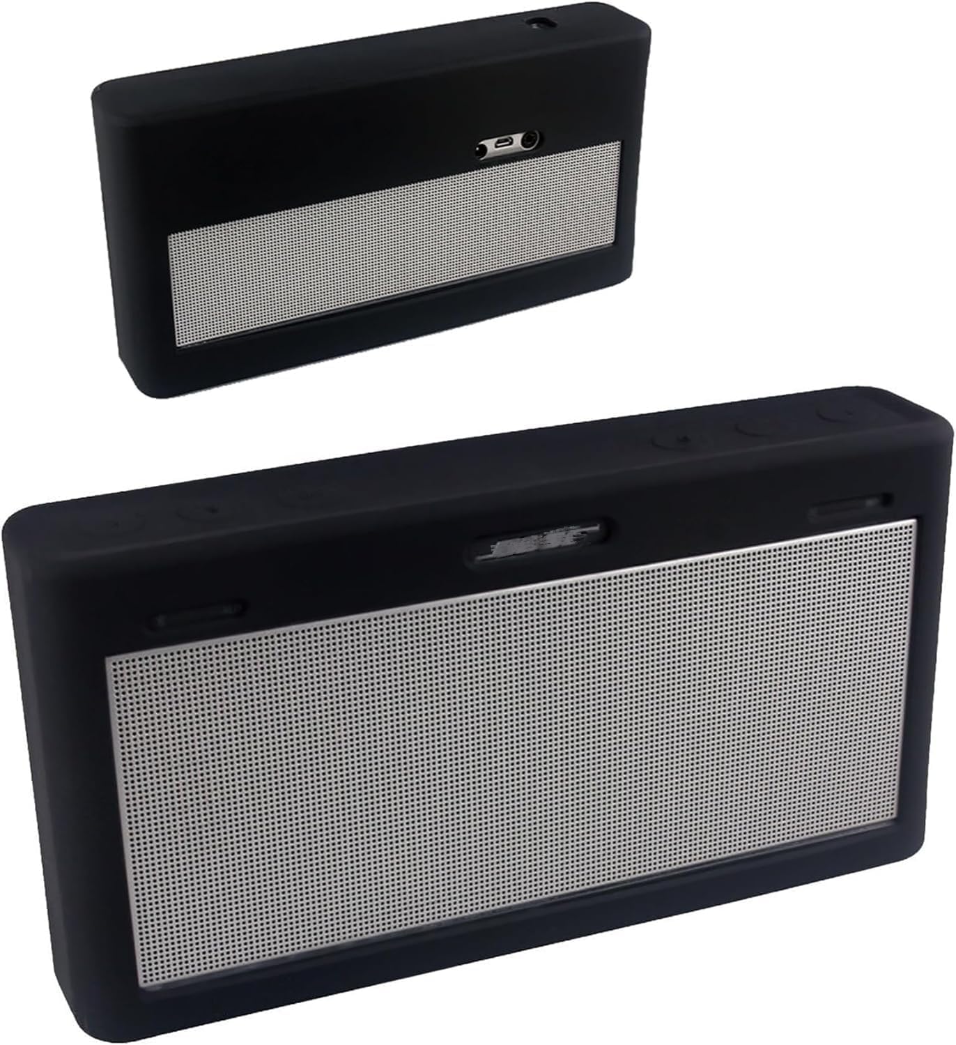 Case Compatible with Bose Soundlink III 3 Bluetooth Wireless Speaker - Silicone Protective Cover Sleeve Travel Carrying Case